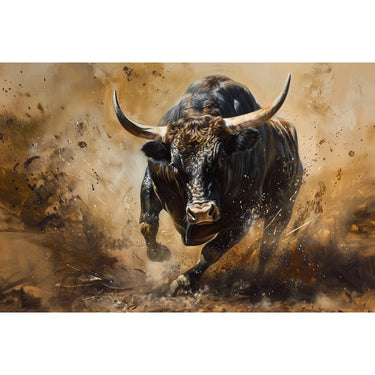 Fighting Bull Canvas